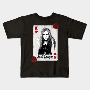 Vintage Card Avril Lavigne Kids T-Shirt
